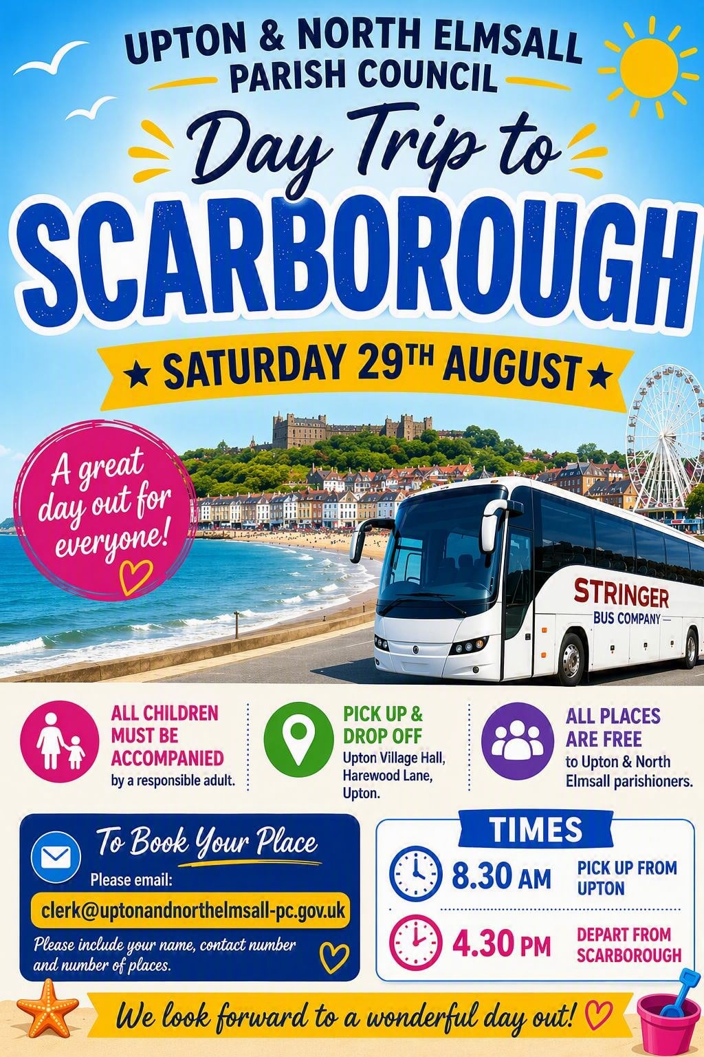 Scarborough Day Trip Poster