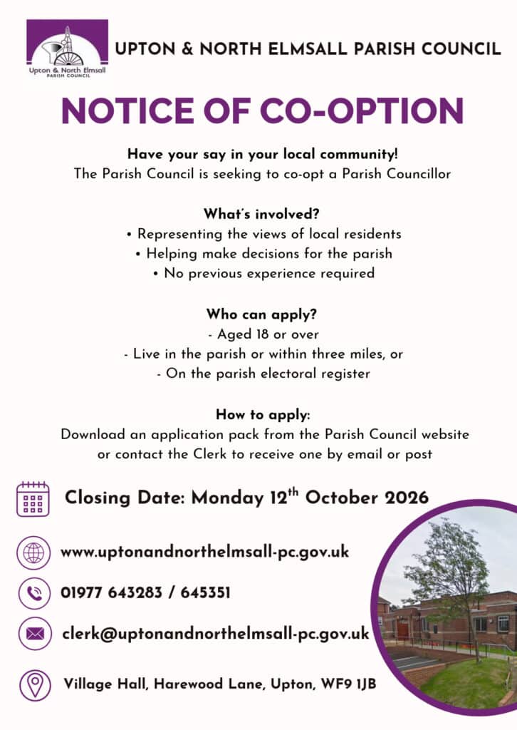 Co-Option Advert October 2026